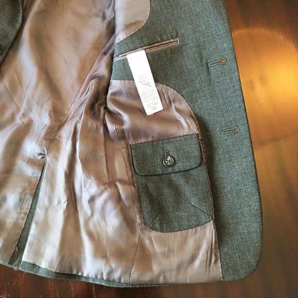 NORDSTROM "Lucas" Classic Fit Wool Blend Jacket 10 - Picture 7 of 11